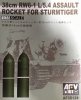 AFV Club 35139 38cm RW6-1 L/5.4 Assault Rocket for Sturmtiger 1/35